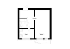1-к квартира, вторичка, 38м2, 14/16 этаж
