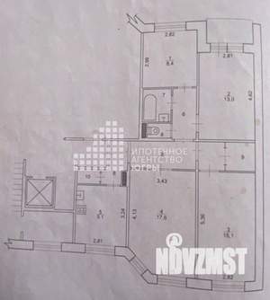 4-к квартира, вторичка, 83м2, 8/9 этаж