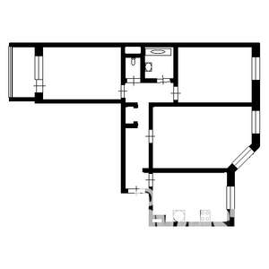 3-к квартира, вторичка, 69м2, 2/9 этаж