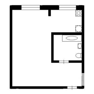 1-к квартира, вторичка, 23м2, 4/5 этаж