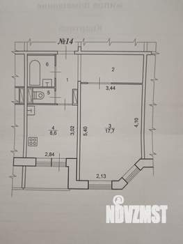 1-к квартира, вторичка, 39м2, 4/7 этаж