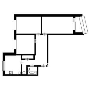 3-к квартира, вторичка, 77м2, 12/16 этаж